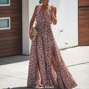 Vici Bed Of Flowers Maxi Dress Size Small